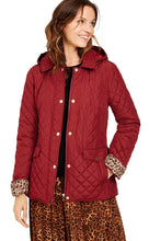Cargar imagen en el visor de la galería, Chaqueta para mujer Leopard / Bordó talla XS (S)
