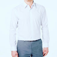 Camisa mangas largas blanca, Club Room , talla 2XL (18 34/35)