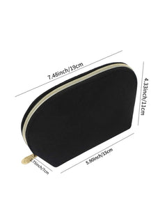 Estuche para maquillaje color negro