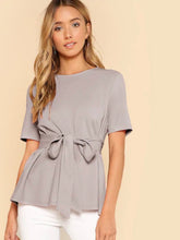 Cargar imagen en el visor de la galería, Blusa gris tallas XS y S (Shein Premium)
