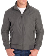 Chaqueta para hombre Weatherproof, color gris oscuro, confortable, liviana y repelente al agua, tallas S y 2XL