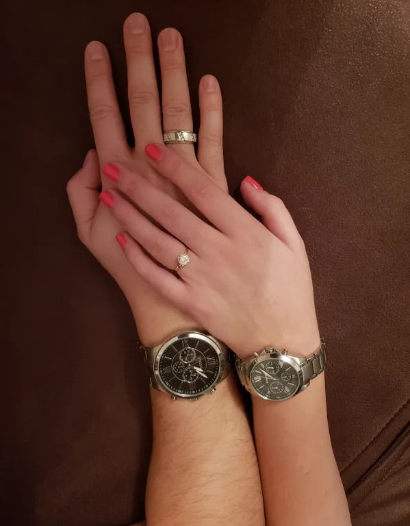 Reloj duo pareja fossil hotsell