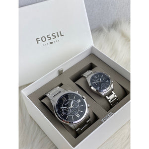 Relojes Fossil dúo gold para pareja