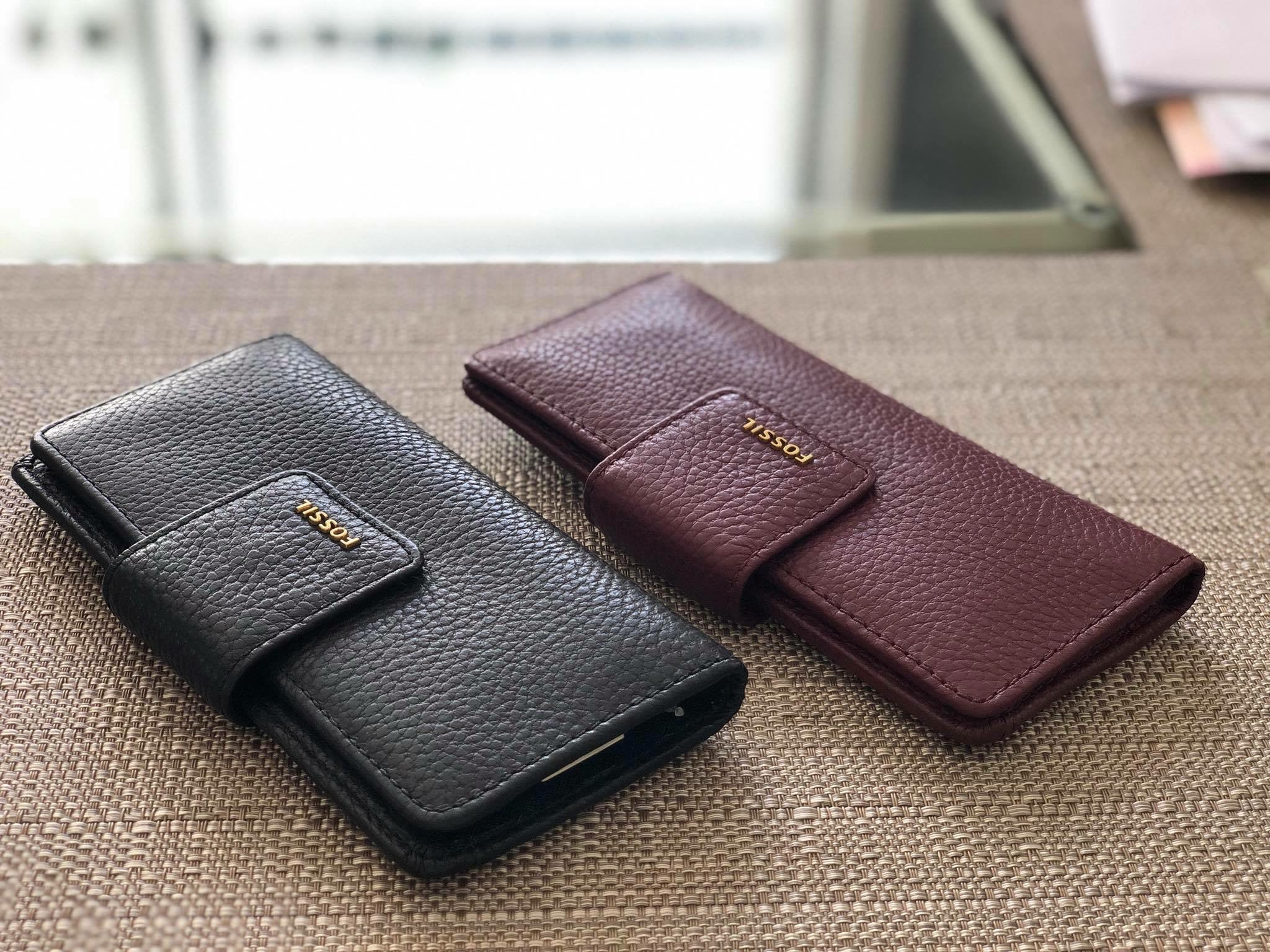 Leather Madison Slim Clutch Fossil Fossil Women's Madison Zip