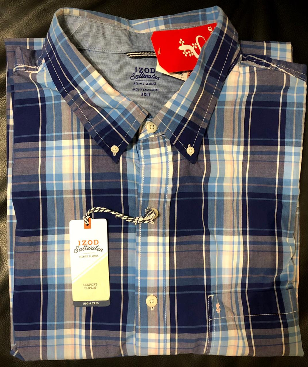 Camisa mangas largas IZOD talla 3XL Big and Tall