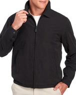Chaqueta liviana para hombre IZOD, color negro, talla XL